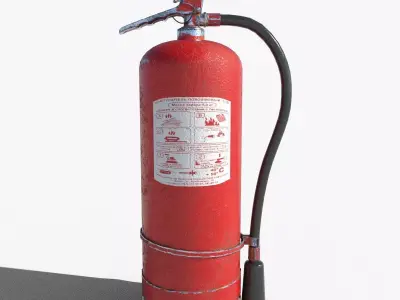 Fire extinguisher 3D model 21