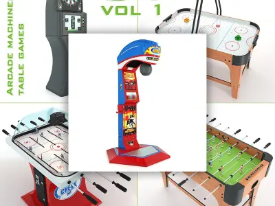  Arcade game machines and table games 5in1 