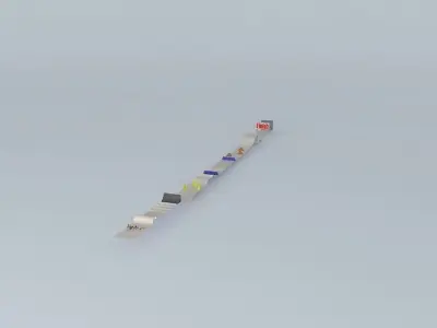 The weird supersport bike race Free 3D model