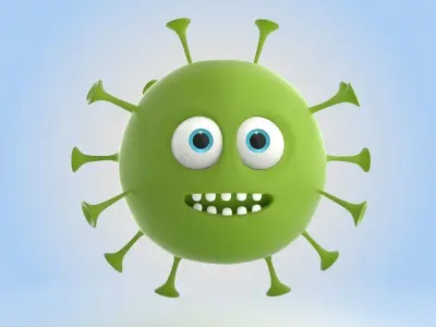 Virus 3D model