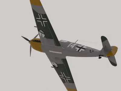 Messerschmitt BF 109 E 3D model