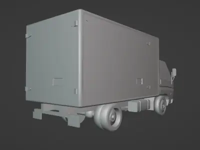 Hyundai HD 45  Low-poly 3D model