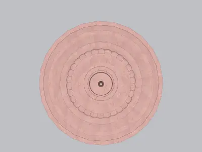 indian temple dome 3D model