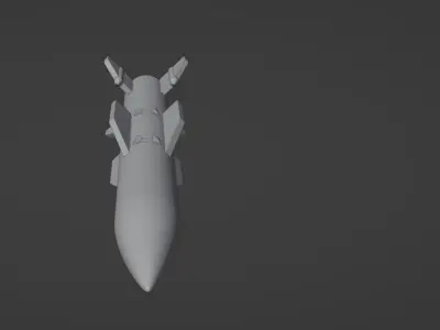 VYMPEL R-37M HYPERSONIC MISSILE aka AA-13 ARROW 3D print model