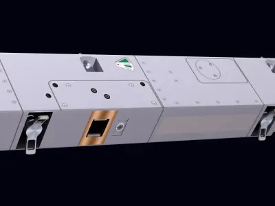 Ventral Pylon for Meteor Missile 3D model