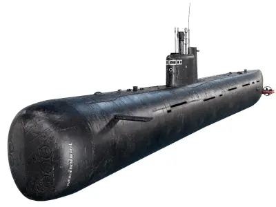 B-515 Tango-Class Submarine 3D model