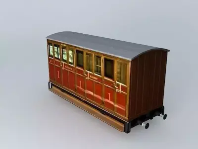 Eco Rail N/Gauge TALYLLYN 1st Sidings Junk Old Steam Days Free 3D model