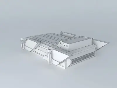 Sketchy Physics SL Landing Carrier  Free 3D model
