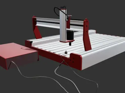 Milling machine 3D model