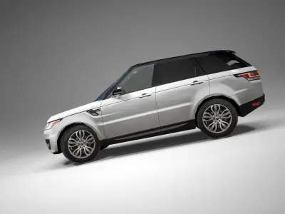 Luxury SUV Low poly  Low-poly 3D model