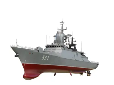Russian Navy Project 20380 Steregushchiy class corvette 3D model