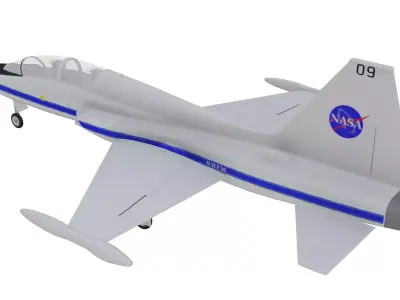 Northrop T-38 Talon Low-poly 3D model purchase