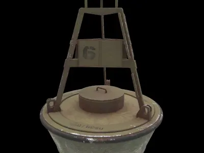 meterological buoy 3D model