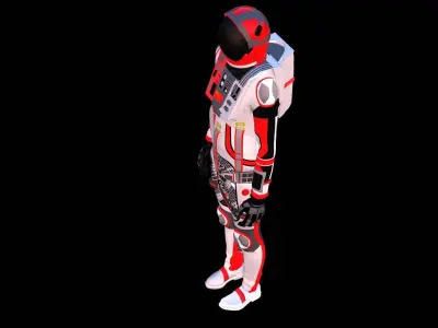 Astronaut Spacesuit China 3D model