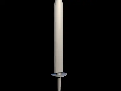 Sword Base Mesh Vol 2 Low-poly 3D model