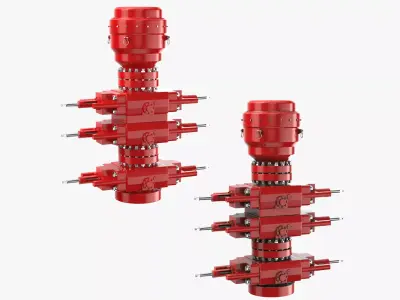 Blow Out Preventers 3D model