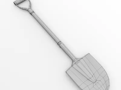 Shovel 3D model 7