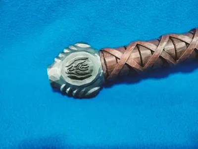 Crucible doom realistic sword 3D print model