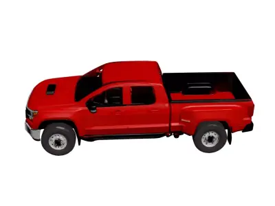 Generic Pickup Everyday Utility Pickup Vehicle 05 3D model