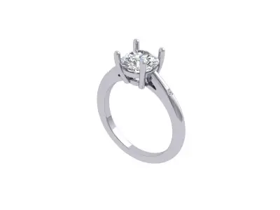 Art Deco Ring 3D print model 22