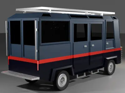 3D model of Armored vehicle  3D model