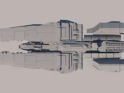 SpaceShip star wars 3D model