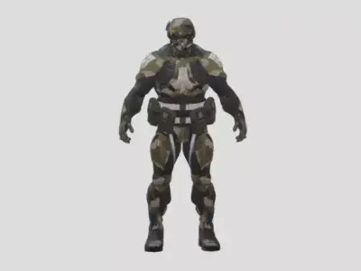 Nanocell suit rebel 3D model