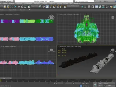 TRAIN - Armoredtrain 3D model