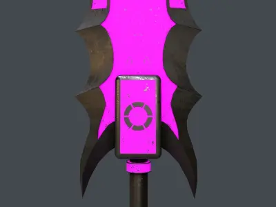 Sci-Fi Sword V4 - 05 Low-poly 3D model