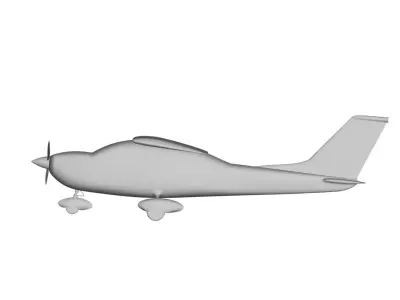 Cessna 177 Cardinal 3D model purchase