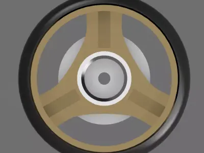 ADVAN JDM wheel in Hot Wheels scale Free 3D print model