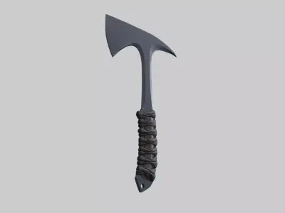 Browning Tomahawk Low-poly PBR 3D Model Low-poly 3D model