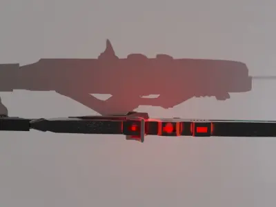 Sci fi Gun Free 3D model