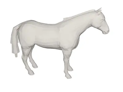 Horse Low-poly 3D model purchase