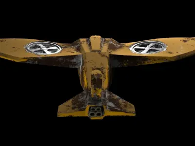 Fighter Plane 3D model by ahteshamjamal