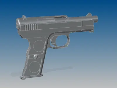 Mauser 1914 3D model