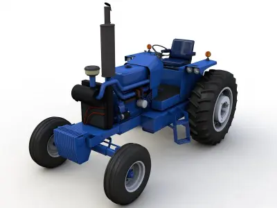 TW20 Tractor 1978 3D model