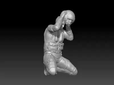 air force pilot military 3 3D print model