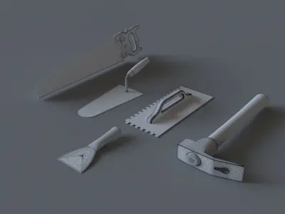 Hand Tools 1 3D model
