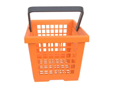 Shopping basket 03 3D model