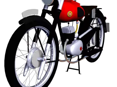 MONTESA BRIO a classic motorcycle 3D model