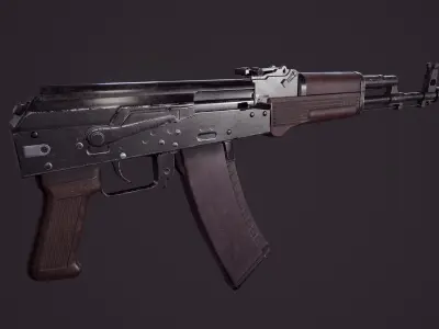  AK 74M  Low-poly 3D model