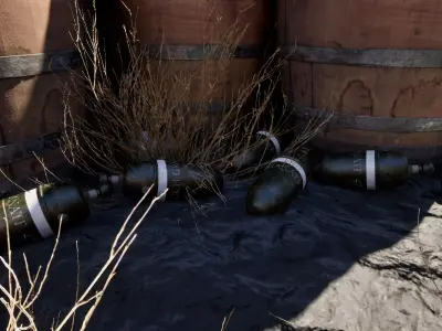 German WW2 M42 Smoke Grenade 3D model