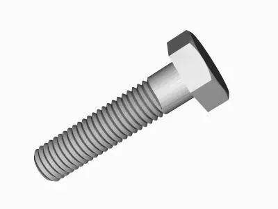 Hex Bolt Free 3D print model