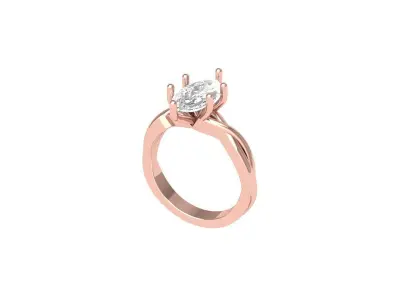 Wedding Ring  3D print model 162
