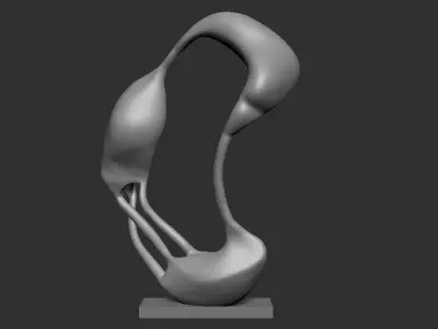 MODERN SCULPTURE STATUE 3D print model