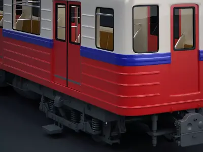 Metro Rolling Stock 3D model