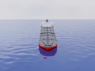 Cargo Ship 3D model Polygon mesh