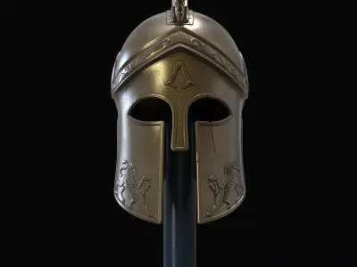 Helm of the Fearless 3D print model