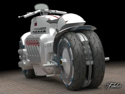 Dodge Tomahawk concept 3D model